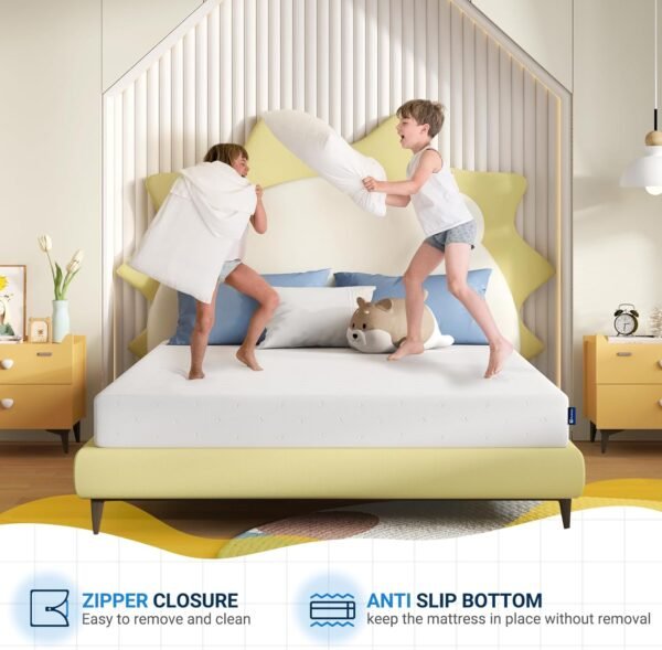 Avenco 6 Inch Full Size Mattress, Memory Foam Full Mattress in a Box for Comfort Sleep & Pressure Relief, CertiPUR-US Certified Medium Firm Full Mattresses - Image 3