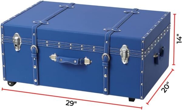 DormCo Texture Brand Trunk - Pacific Blue - Large - Image 5