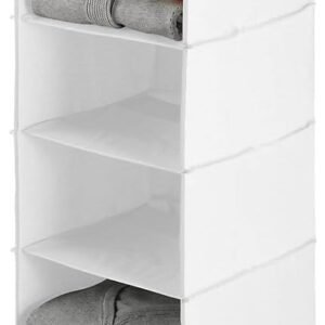 Honey-Can-Do 8-Shelf Hanging Closet Organizer, White SFT-01239 White