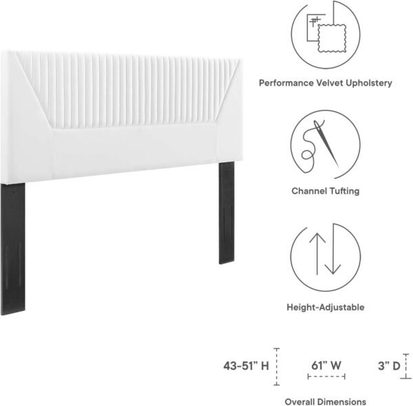 Modway Patience Adjustable, Twin, White - Image 6