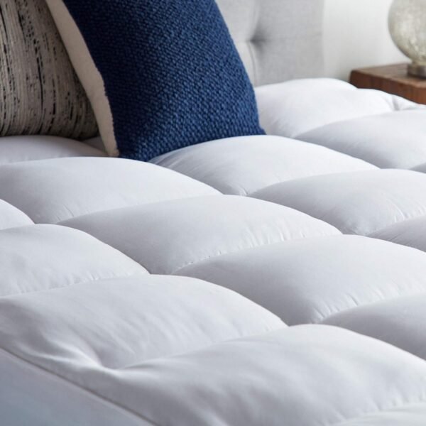 LUCID Down Alternative and Gel Memory Foam Mattress Topper, Twin XL, 4 Inch, Three Toppers in One - Image 4