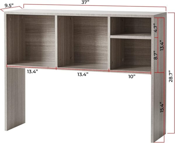 The College Cube - Dorm Desk Bookshelf - Natural - Image 3