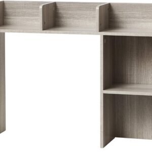 Classic Dorm Desk Bookshelf – Natural