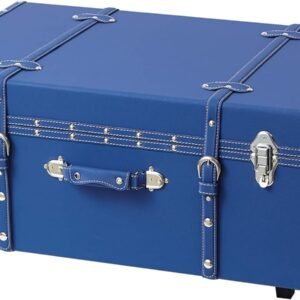 DormCo Texture Brand Trunk – Pacific Blue – Large