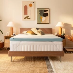 Tempur-Pedic TEMPUR-Adapt + Cooling 3-Inch Twin XL Mattress Topper Medium Luxury Premium Foam, Washable Cover,Medium Cooling Topper, White