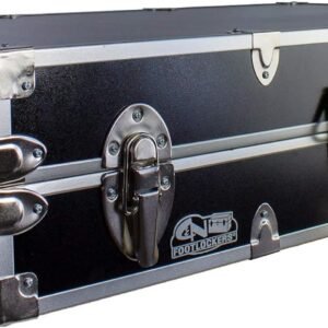 C&N Footlockers College Dorm Room Under Bed – The Slim Lockable Trunk – 32 x 18 x 8.25 Inches