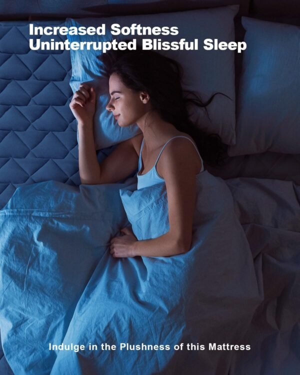 3 Inch Gel Cooling Memory Foam Mattress Topper Twin, Cool Mattress Pad with Removable Knitted Cotton Cover for Back Pain Pressure Relief, CertiPUR-US and OEKO-TEX Certified, Gray - Image 6