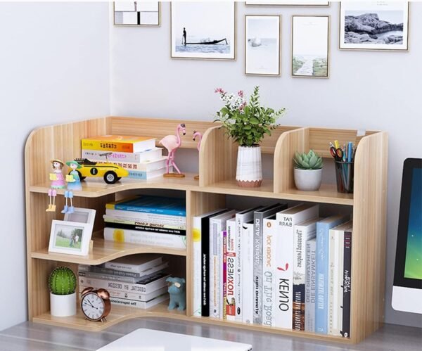 Simple Desktop Bookcase Office Desk Children's Storage Shelves Students Multi-Layer Arrangement Artifact Small Bookcase - Image 4