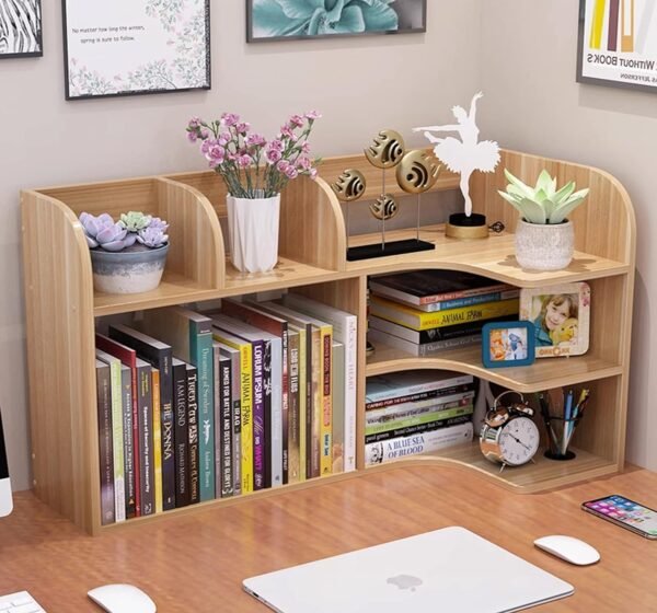Simple Desktop Bookcase Office Desk Children's Storage Shelves Students Multi-Layer Arrangement Artifact Small Bookcase - Image 2
