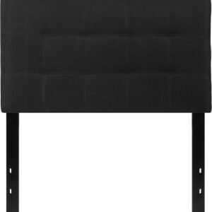 Flash Furniture Bedford Tufted Upholstered Twin Size Headboard in Black Fabric