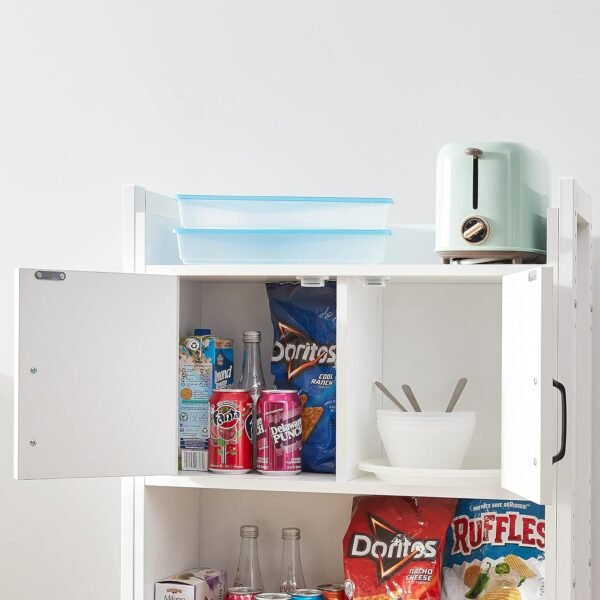 Yak About It® Dorm Hutch - Over The Fridge Organizer - White - Image 4