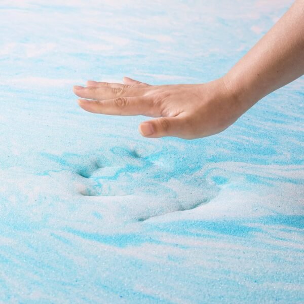 2 Inch Memory Foam Mattress Topper Twin XL Size, Gel Mattress Topper with Ventilated Design, CertiPUR-US Certified - Image 4