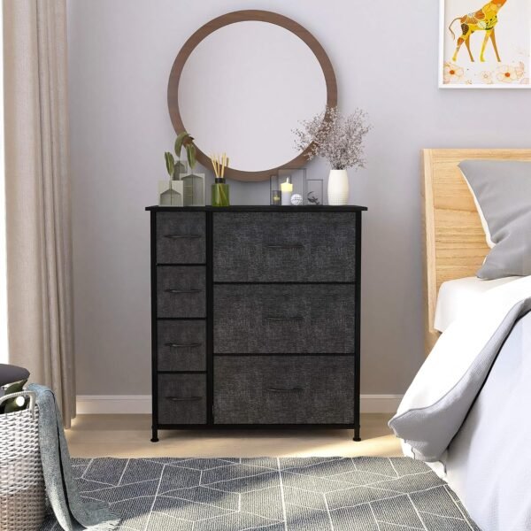 YITAHOME Dresser with 7 Storage Drawers- Fabric Storage Tower, Organizer Dresser for Living Room, Hallway, Closets - Image 4