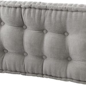 DormCo Rainha – Ultra Thick Tufted College Headboard – Gray