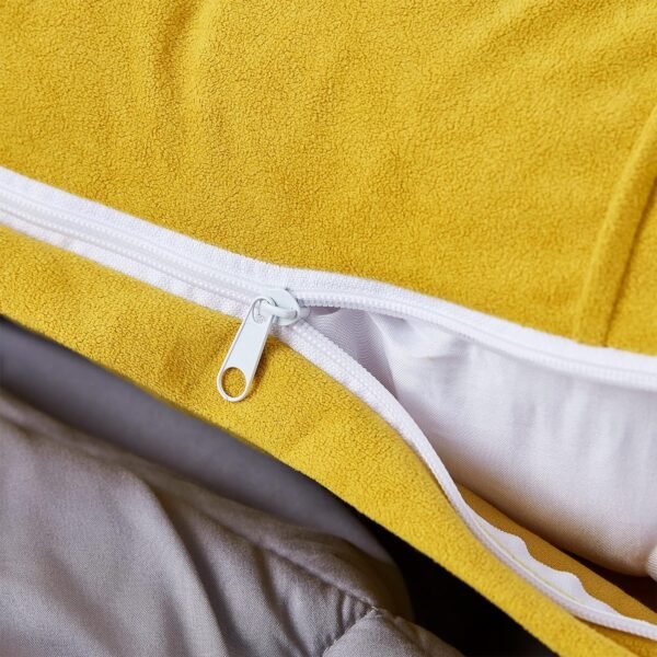 DormCo Rainha - Plush Tufted College Headboard - Sunshine Yellow - Image 6