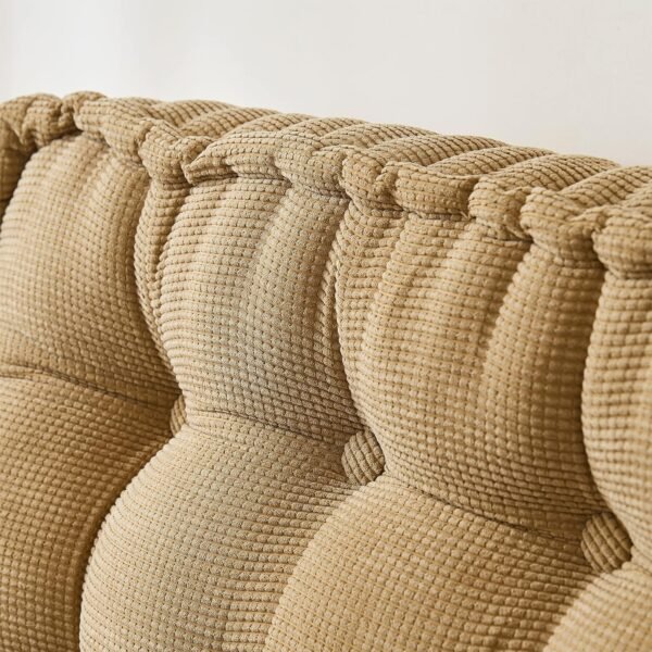 DormCo Rainha - Ultra Thick Tufted College Headboard - Natural Tan - Image 3