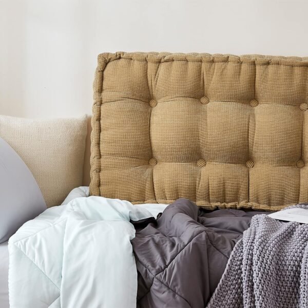 DormCo Rainha - Ultra Thick Tufted College Headboard - Natural Tan - Image 2