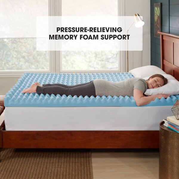 4" EcoWave Memory Foam Mattress Topper (Twin) - Image 5