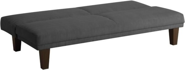 DHP Dillan Convertible Futon with Microfiber Upholstery, Grey - Image 10