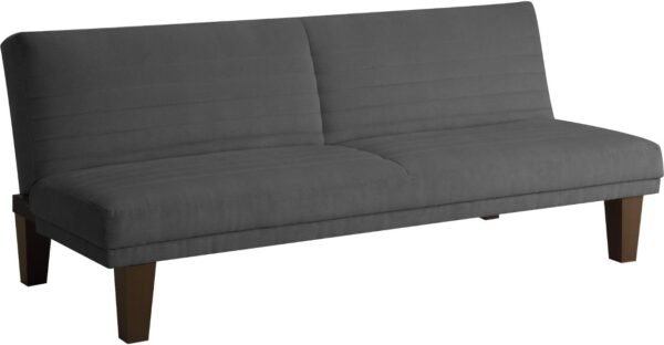 DHP Dillan Convertible Futon with Microfiber Upholstery, Grey - Image 15