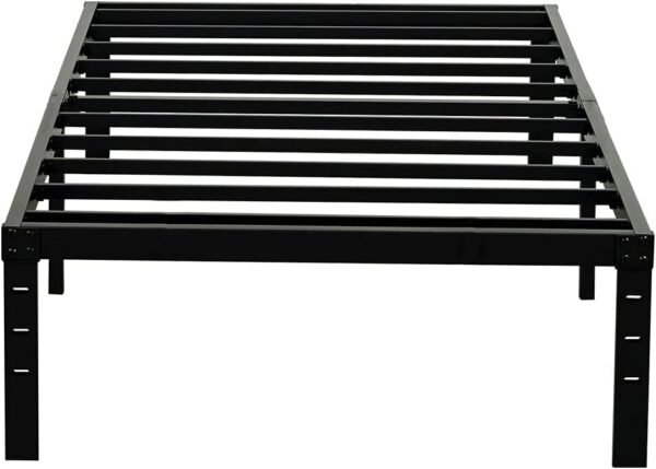 Twin XL Bed Frames, 14 Inches High Metal Bedframe with Steel Slats Support, No Box Spring Needed, Sturdy and Noise-Free