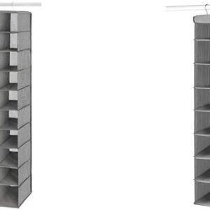 Whitmor Hanging Shoe Shelves Closet Organizer (30 Section) and (8 Section)