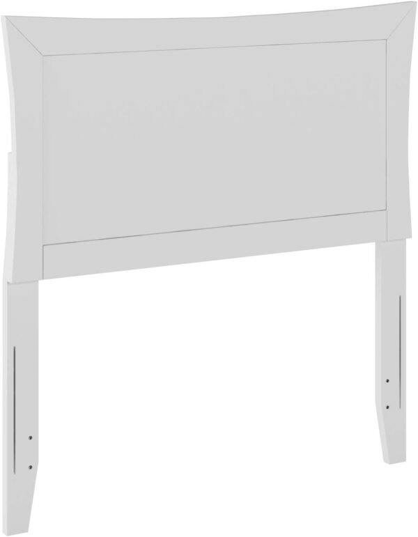 AFI Metro Twin Size Headboard with Attachable Charger in White - Image 4