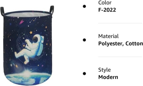 Clothes Basket Laundry Hamper with Handles for Kids Boys Girls Toys Room, Bedroom, Nursery,Home,Gift Basket - Image 10