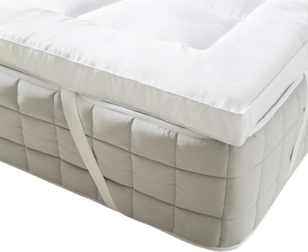 Royal Plush Mattress Topper, Twin-XL, 2 Inches Hypoallergenic Overfilled Down Alternative Anchor Bands Mattress Topper - Image 2