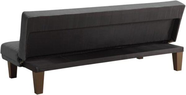 DHP Dillan Convertible Futon with Microfiber Upholstery, Grey - Image 12