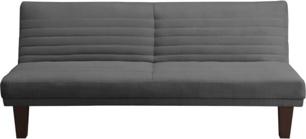 DHP Dillan Convertible Futon with Microfiber Upholstery, Grey - Image 16