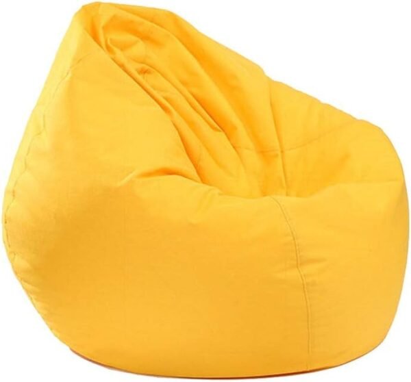 Bean Bag Cover Only Soft Sofa Chair Covers for Adults, Teens and Kids, Stuffed Animal Storage Bag Waterproof Furniture Classic Lazy Lounger Bean Bag Chair (Cover Only, No Filler)Q