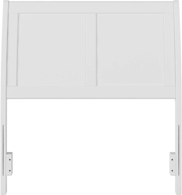 AFI Portland Twin Size Headboard with Attachable Charger in White - Image 5