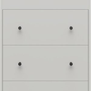 Ameriwood Home The Loft 3 Drawer Dresser, White