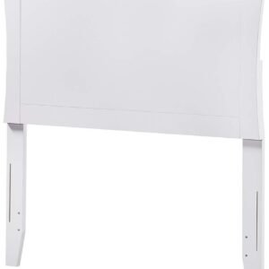 AFI Metro Twin Size Headboard with Attachable Charger in White