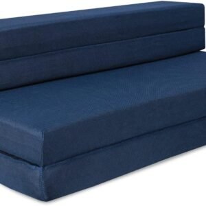 Milliard Tri-Fold Foam Folding Mattress- Full Size- Foldable Sofa Mattress