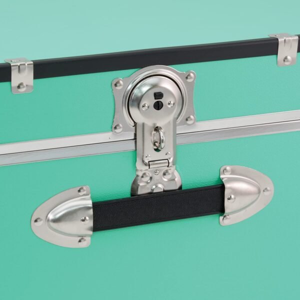 Seward Trunk Traveler 30" Trunk with Wheels & Lock, Teal - Image 4