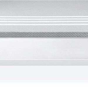 Leesa Mattress Topper With Cooling Foam And Washable Cover, Twin XL Size / 30-Night Trial, Grey