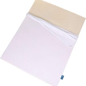 100% Natural Latex Mattress Topper – Medium Firmness – 2 Inch – Twin XL Size – Cotton Cover Included.