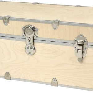 Rhino Trunk & Case Rhino Trunk and Case Rhino Naked Large Trunk with Wheels, 32″X18″X14″, Brown