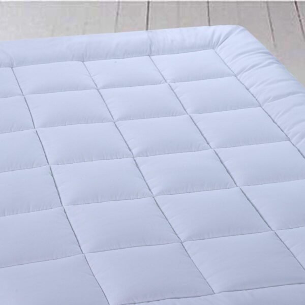 Royal Plush Mattress Topper, Twin-XL, 2 Inches Hypoallergenic Overfilled Down Alternative Anchor Bands Mattress Topper - Image 4