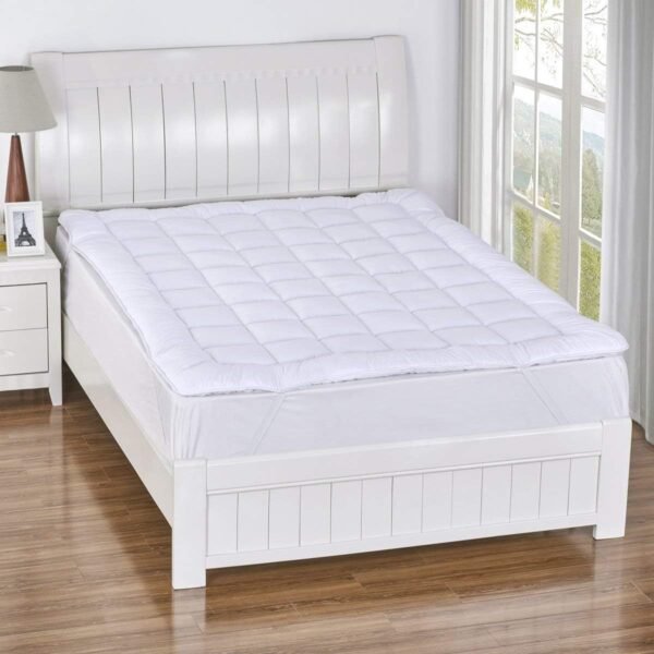 Royal Plush Mattress Topper, Twin-XL, 2 Inches Hypoallergenic Overfilled Down Alternative Anchor Bands Mattress Topper - Image 3