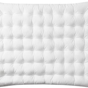 DormCo Rainha Cushion Tufted College Headboard – White Velvet