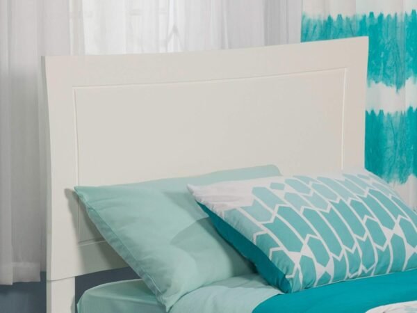 AFI Metro Twin Size Headboard with Attachable Charger in White - Image 2