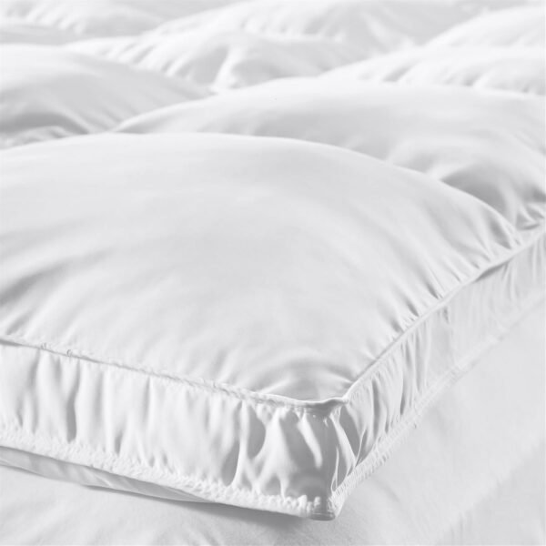 Superior Mattress Topper, Down Alternative, 2 Inch Deep Sized Bed Pillow Top, Comfort Pad, Fluffy Mattress-Topper Protector, Plush Cooling Extra Soft, Hotel Quality, All-Season, Twin XL, White - Image 7