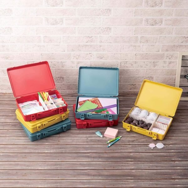 Tenma Hacotto Storage Box, A4 Trunk, White, Approx. 13.4 x 10.6 x 2.8 inches (34 x 27 x 7 cm) - Image 6