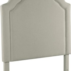 Homepop Home Decor | Upholstered Twin Headboard | Youth Headboard for Twin Bed, gray