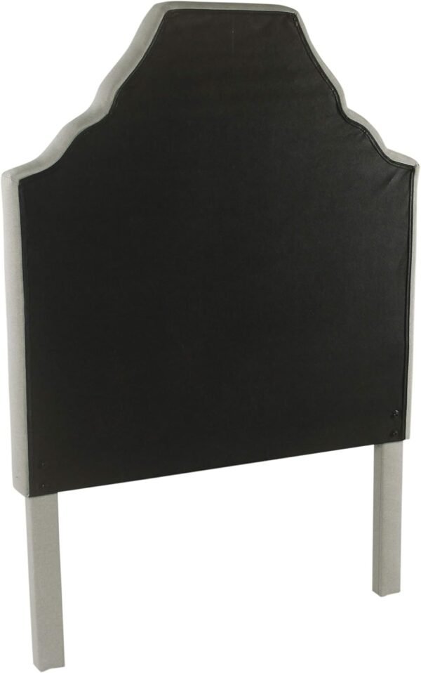 Homepop Home Decor | Upholstered Twin Headboard | Youth Headboard for Twin Bed, gray - Image 8