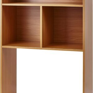 Yak about It® Extra Depth Cube Dorm Desk Bookshelf – Beech