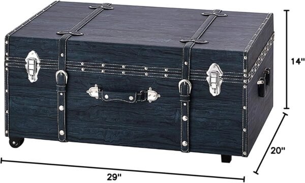 DormCo Texture® Brand Trunk - Marble Navy - Image 5